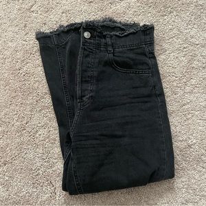 Zara Raw Hem Jeans